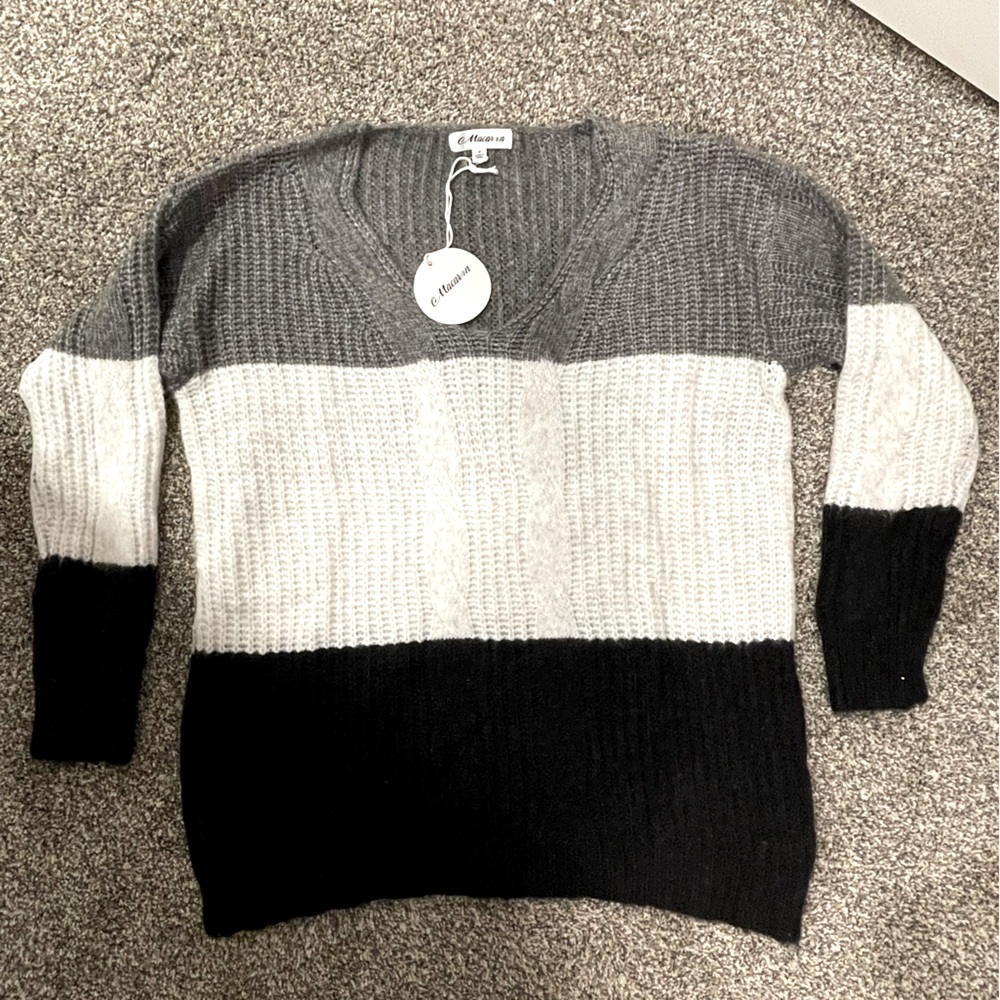 Colorblock sweater